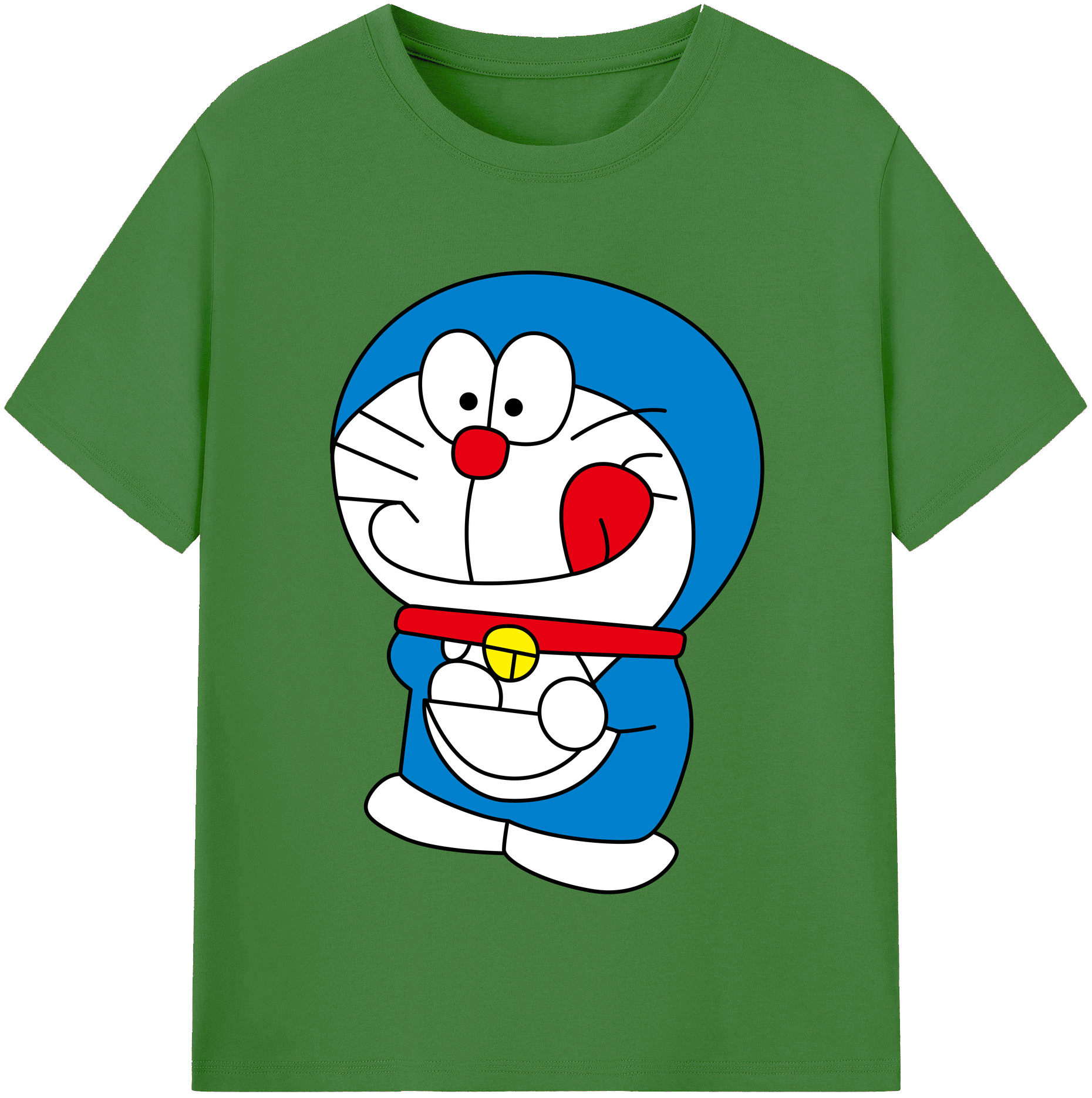 （画像用） ドラえもん Doraemon レディースカジュアルプリントTシャツ（綿100％）